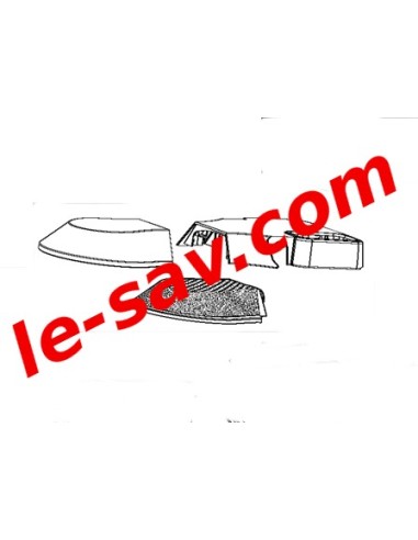 Couvercle et flasque pour aspirateur rowenta