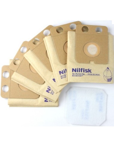 Sacs X 5 pour apirateur backuum nilfisk