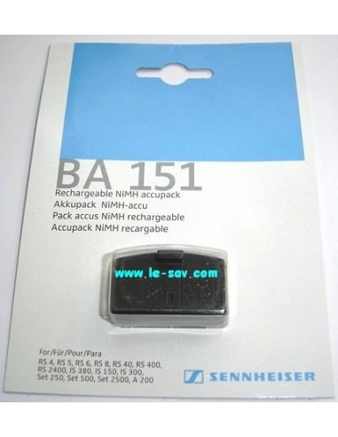 Accus Sennheiser BA 151