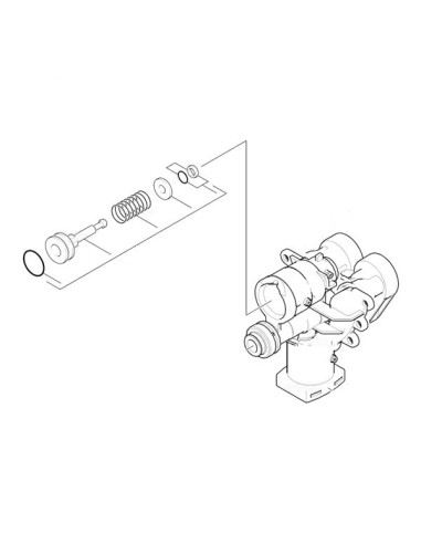 Tête de Cylindre Version 1 pour Nettoyeur Haute Pression Karcher