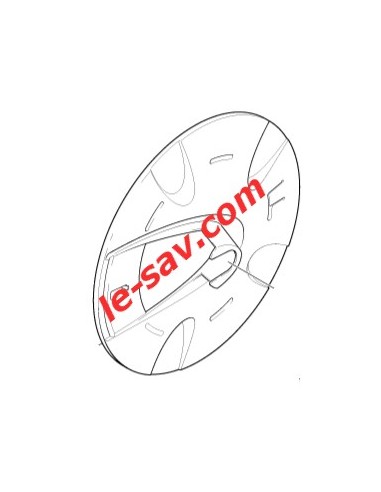 Couvercle Droit de l'Enrouleur pour Nettoyeur Haute Pression Kärcher