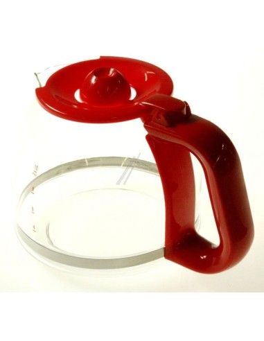 Verseuse Rouge 12 Tasses pour Cafetière Noveo Rouge Moulinex