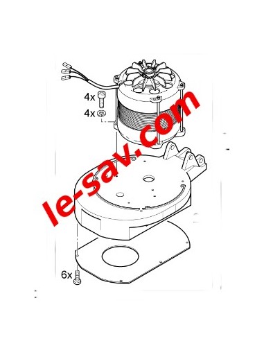 Moteur pour lustreuse nilfisk