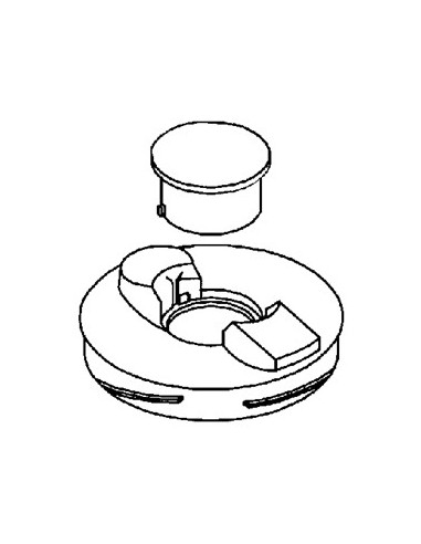 Couvercle + Bouchon pour Hachoirs Moulinex