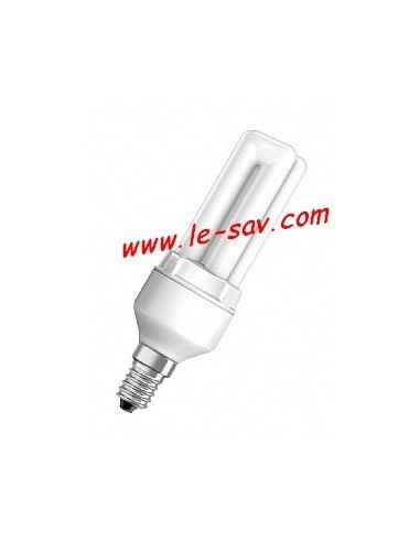 Ampoule fluocompact Osram Dulux 7W / E14