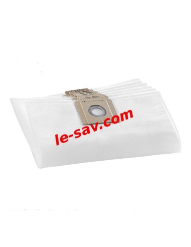 Advance sacs filtrants en non-tissé (5 pièces) pour Aspirateur à Eau et Poussière KARCHER 