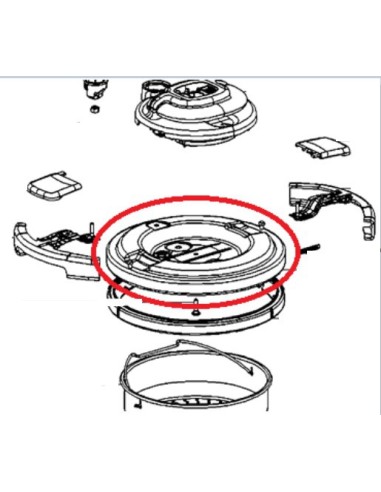 Couvercle inox pour autocuiseur seb