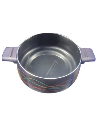 Caquelon Gris pour Appareil à Fondue Color / Pic'Party Tefal