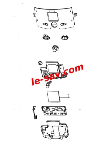 Cadran complet pour cafetiere expresseria automatic XP7250 Krups