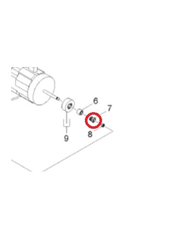 Pignon Moteur  z13 M3 pour Auto laveuse / Aspiro-laveuse BR30/4C Karcher