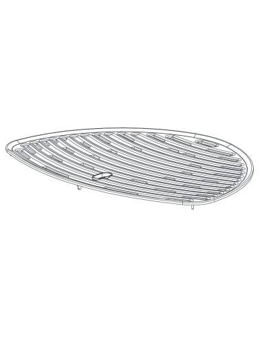 Plaque Grille de Cuisson pour Barbecue Grilladero Campingaz