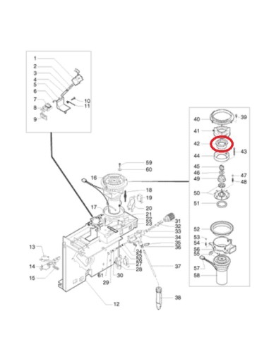 Meule superieur pour cafetiere S600 de rivieira et bar