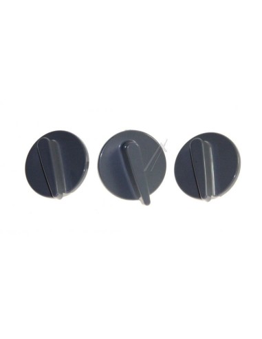 Boutons Gris (X3) pour Four Activys de Moulinex