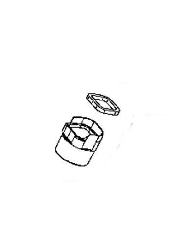 Piston orange pour aspirateur air force de rowenta