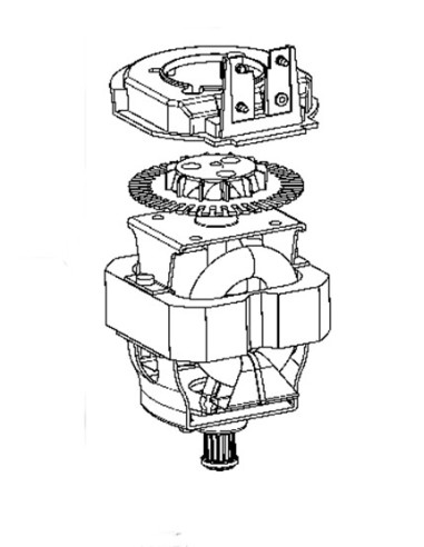 Moteur + Pignon pour Robot Companion Moulinex