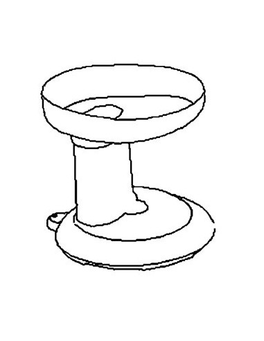 Couvercle et Plateau Blanc Extracteur de Jus...