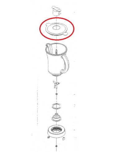 Couvercle pour blender PR360A de riviera et bar