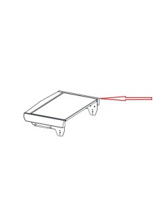 Bouton Clip Jaune pour Aspirateur DC05 Dyson