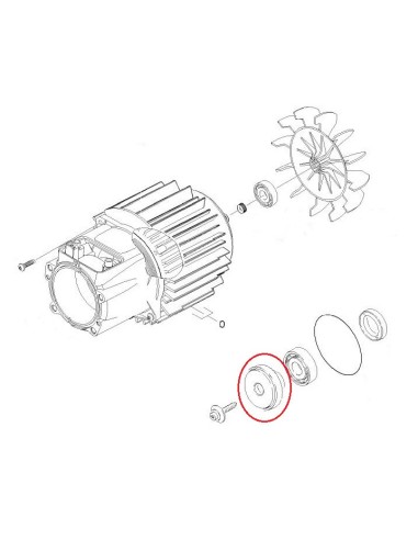 Disque Complet Moteur pour Nettoyeur Haute...