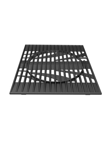Grille de Cuisson Fonte Culinary Modular ( Cadre + Cercle ) Emaillee Brillant pour Barbecue Campingaz