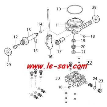 Rondelle 2X2 SH90 pour Nettoyeur Haute Pression Nilfisk