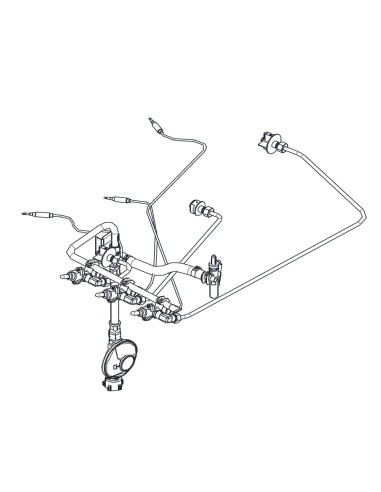 Tubulure 28Mb - 1/2" (Fr) Barbecue 3 SERIES RBS - L - LS - CLASS 3 Campingaz