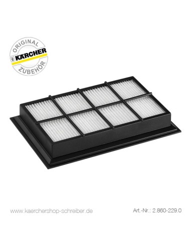 Filtre Hepa SV blanc-noir rigide Nettoyeur Vapeur Karcher