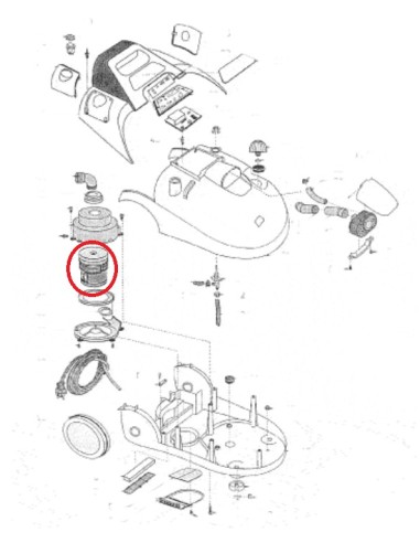 Moteur pour nettoyeur vapeur Astoria