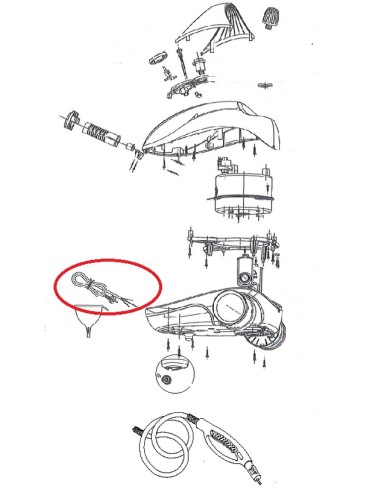 Cable d'alimentation pour nettoyeur vapeur Astoria