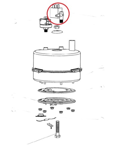 Electrovanne pour nettoyeur vapeur Astoria