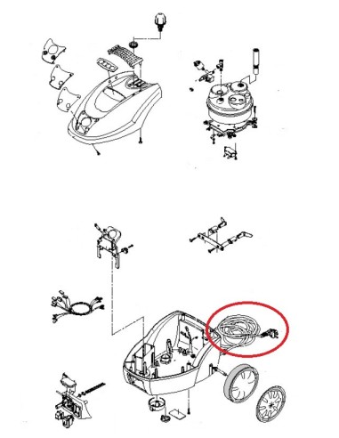 Cable D'alimentation pour Nettoyeur Vapeur Astoria