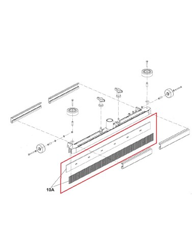 Kit Lamelles Pur 28 pour Auto-laveuse Nilfisk