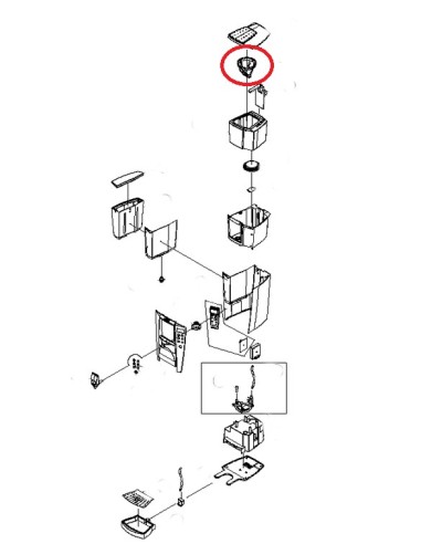 Porte filtre pour cafetiere Rivieira et bar