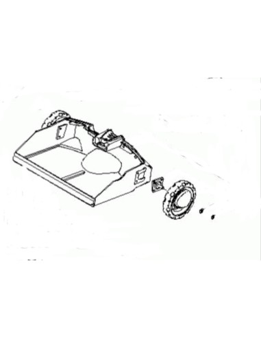 Reservoir pour balayeuse aspirante de karcher