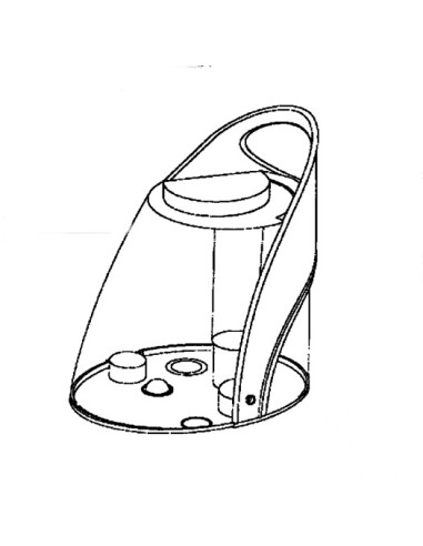 Reservoir + bouchon pour humidificateur compact de Tefal