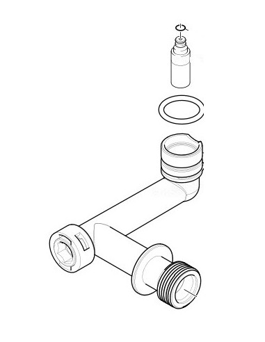 Coude de Raccordement pour Nettoyeur Haute Pression K 3.80MD / K 4.98 Karcher