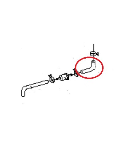 Tube caoutchouc D10X4X45 +5/-0 pour centrale vapeur X'ELLENCE 30 de Domena
