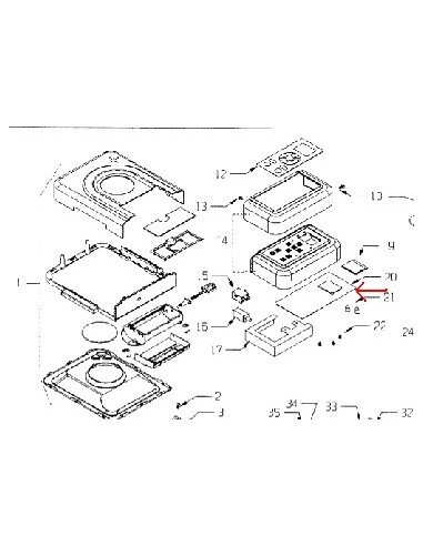 Carte électronique pour Machine à pain Riviera & Bar QD786A