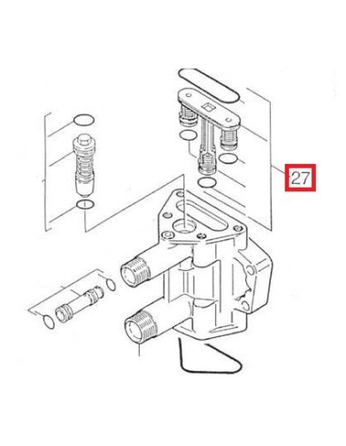 Kit de Clapet pour Nettoyeur Haute Pression K580 / K 695 Karcher