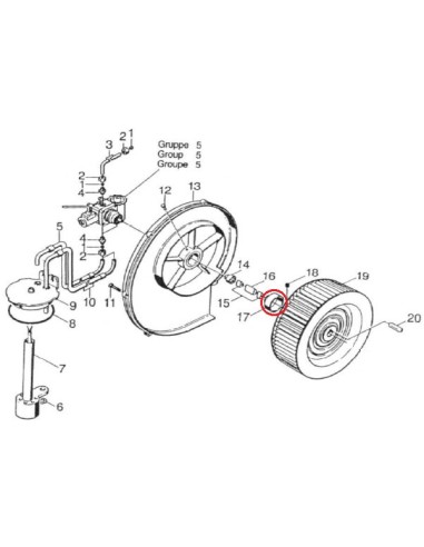 Pièce d'Accouplement pour Nettoyeur Haute Pression HDS690 Kärcher