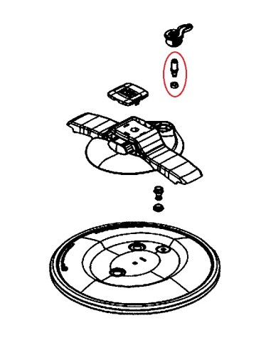 Embase de Soupape pour Autocuiseur Clipso Essential / Attiva Seb