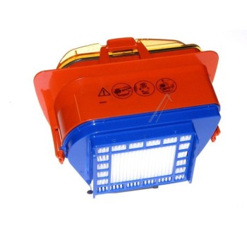 Bac Séparateur rouge pour Aspirateur Compacteo cyclonic moulinex