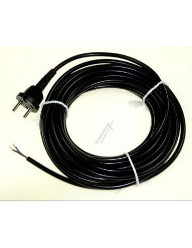 Câble alimentation 10 mètres pour aspirateur à usage intensif GD1010 Nilfisk