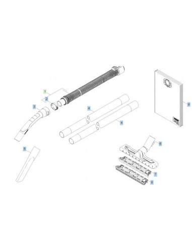 Flexible 2.2 Mètres pour Aspirateur Eau et...