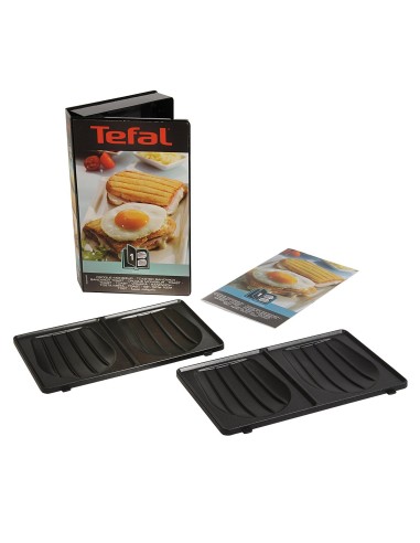 Coffret de Plaques pour Croque Monsieur avec Livre de Recettes Tefal