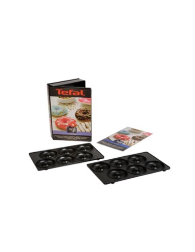 Coffret de Plaque pour Beignet avec Livre de Recettes pour Gaufrier / Croque-Monsieur Téfal