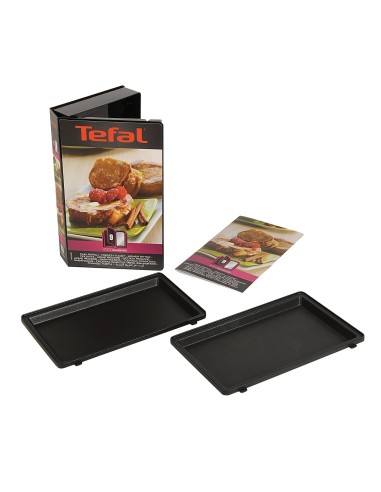 Coffret de Plaque pour Pain Perdu avec Livre de Recettes pour Croque-Monsieur Tefal