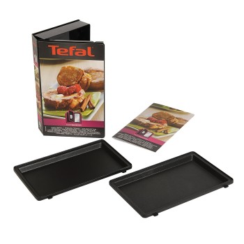 Coffret de Plaque pour Pain Perdu avec Livre de Recettes pour Croque-Monsieur Tefal