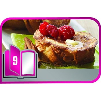 Coffret de Plaque pour Pain Perdu avec Livre de Recettes pour Croque-Monsieur Tefal