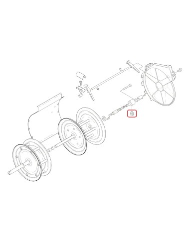 Raccord Coussinet de Dévidoir pour Nettoyeur Haute Pression Neptune 5 / 7 / 8 Nilfisk